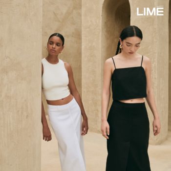 Linen and crochet in the new LIMÉ SUMMER’23 BASIC collection